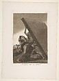 Plate 59 from "Los Caprichos": And still they don't go! (Y aun no se van!), Goya (Francisco de Goya y Lucientes) Spanish, Etching, burnished aquatint, burin