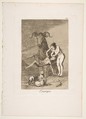 Pllate 60 from "Los Caprichos": Trials (Ensayos), Goya (Francisco de Goya y Lucientes)  Spanish, Etching, aquatint, burin