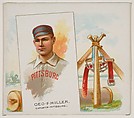 George F. Miller, Catcher, Pittsburgh, from World's Champions, Second Series (N43) for Allen & Ginter Cigarettes, Allen & Ginter (American, Richmond, Virginia), Commercial lithograph