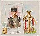 James Ryan, Center Fielder, Chicago, from World's Champions, Second Series (N43) for Allen & Ginter Cigarettes, Allen & Ginter (American, Richmond, Virginia), Commercial lithograph