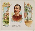 Fred Wood, Cyclist, from World's Champions, Second Series (N43) for Allen & Ginter Cigarettes, Allen & Ginter (American, Richmond, Virginia), Commercial lithograph