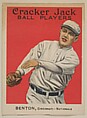 Benton, Cincinnati – Nationals, from the Ball Players series (E145) for Cracker Jack, Rueckheim Bros. & Eckstein American, Commercial color lithograph