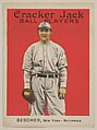 Bescher, New York – Nationals, from the Ball Players series (E145) for Cracker Jack, Rueckheim Bros. & Eckstein American, Commercial color lithograph