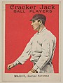 Magee, Boston – Nationals, from the Ball Players series (E145) for Cracker Jack, Rueckheim Bros. & Eckstein American, Commercial color lithograph