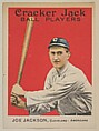 Joe Jackson, Cleveland – Americans, from the Ball Players series (E145) for Cracker Jack, Rueckheim Bros. & Eckstein American, Commercial color lithograph