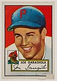 Card Number 227, Joe Garagiola, Pittsburgh Pirates, from the Topps Baseball series (R414-6) issued by Topps Chewing Gum Company, Issued by Topps Chewing Gum Company (American, Brooklyn), Commercial color lithograph