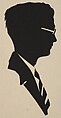 Portrait of Jefferson R. Burdick from the Chicago World's Fair, Gonslar American, Silhouette