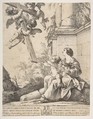 Virgin and Child with Angels, Laurent de La Hyre French, Etching; second state (?) of three (Robert-Dumesnil)