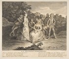 La Jeunesse indifférente, Nicolas Dupin  French, Engraving