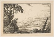 Clump of Trees, Laurent de La Hyre French, Etching; first state of two (Robert-Dumesnil)