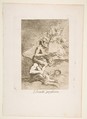 Plate 70 from "Los Caprichos": Devout Profession (Devota profesion), Goya (Francisco de Goya y Lucientes) Spanish, Etching, aquatint, drypoint
