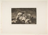 Plate10 from "The Disasters of War" (Los Desastres de la Guerra): Nor [do these] either (Tampoco), Goya (Francisco de Goya y Lucientes)  Spanish, Etching, burin