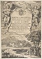 Title Page for "Porticus Religiosa", Nicolas Pitau French, Engraving with etching