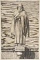 St. Anthony, Nicolas Pitau  French, Engraving with etching