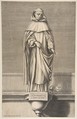 St. Dominic, Conrad Lauwers  Flemish, Engraving