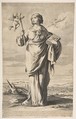 St. Genevieve, Gilles Rousselet  French, Engraving