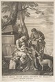 Holy Family with St. John, William Faithorne the Elder British, Engraving