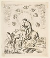 Flight into Egypt, Stefano della Bella Italian, Etching; first state of four