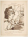 Desire (Le Brun Travested, or Caricatures of the Passions), Thomas Rowlandson British, Etching, printed in brown ink
