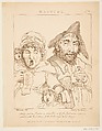 Rapture (Le Brun Travested, or Caricatures of the Passions), Thomas Rowlandson British, Etching, printed in brown ink
