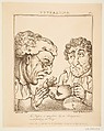 Veneration (Le Brun Travested, or Caricatures of the Passions), Thomas Rowlandson British, Etching, printed in brown ink