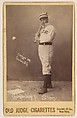 Ice Box Chamberlain, Pitcher, St. Louis Browns, from the series Old Judge Cigarettes, Goodwin & Company, Albumen print photograph, cabinet card