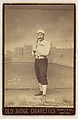 Hardy Richardson, Left Field, Detroit, from the series Old Judge Cigarettes, Goodwin & Company, Albumen print photograph, cabinet card