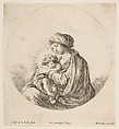Virgin and Christ Child, Stefano della Bella Italian, Etching; second state of two