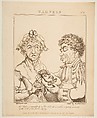 Sadness (Le Brun Travested, or Caricatures of the Passions), Thomas Rowlandson British, Etching, printed in brown ink