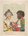 Sadness (Le Brun Travested, or Caricatures of the Passions), Thomas Rowlandson British, Hand-colored etching, printed in brown ink