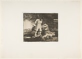 Plate 15 from "The Disasters of War" (Los Desastres de la Guerra): And there is nothing to be done (Y no hai remedio), Goya (Francisco de Goya y Lucientes)  Spanish, Etching, drypoint, burin, burnisher
