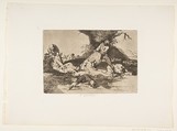 Plate 16 from "The Disasters of War" (Los Desastres de La Guerra): They make use of them (Se aprovechan), Goya (Francisco de Goya y Lucientes) Spanish, Etching, lavis, drypoint, burin, burnisher