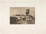 Plate18 from "The Disasters of War" (Los Desastres de la Guerra): Bury them and keep quiet (Enterrar y callar), Goya (Francisco de Goya y Lucientes) Spanish, Etching, burnished lavis, drypoint, burin