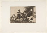 Plate 19 from "The Disasters of War" (Los Desastres de la Guerra): There isn't time now (Ya no hay tiempo), Goya (Francisco de Goya y Lucientes) Spanish, Etching, lavis, drypoint, burin, burnisher