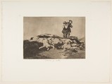 Plate 18 from "The Disasters of War" (Los Desastres de la Guerra): 'Bury them and keep quiet' (Enterrar y callar), Goya (Francisco de Goya y Lucientes) Spanish, Etching, burnished lavis, drypoint, burin