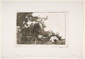 Plate 17: They do not agree (No se convienen), from "The Disasters of War" (Los Desastres de la Guerra), Goya (Francisco de Goya y Lucientes) Spanish, Etching, drypoint, burin, burnisher (proof impression)