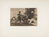 Plate 19 from "The Disasters of War" (Los Desastres de la Guerra): 'There isn't time now' (Ya no hay tiempo), Goya (Francisco de Goya y Lucientes) Spanish, Etching, lavis, drypoint, burin and burnisher