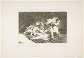 Plate 21 from "The Disasters of War" (Los Desastres de la Guerra): 'It will be the same' (Será lo mismo), Goya (Francisco de Goya y Lucientes)  Spanish, Etching (before lavis is added)