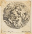 Rest on the Flight into Egypt, Stefano della Bella Italian, Etching; second state of two