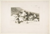 Plate 25 from "The Disasters of War" (Los Desastres de la Guerra): 'These too' (Tambien estos), Goya (Francisco de Goya y Lucientes)  Spanish, Etching, drypoint, and burin (proof impressions)
