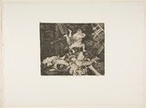 Plate 30 from "The Disasters of War" (Los Desastres de la Guerra): 'Ravages of war' (Estragos de la guerra), Goya (Francisco de Goya y Lucientes)  Spanish, Etching, drypoint, burin, burnisher