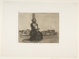 Plate 34 from "The Disasters of War" (Los Desastres de La Guerra): 'On account of a knife' (Por una navaja), Goya (Francisco de Goya y Lucientes)  Spanish, Etching, drypoint, burin, burnisher