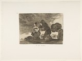 Plate 45 from "The Disasters of War" (Los Desastres de la Guerra): 'And this too' (Y esto tambien), Goya (Francisco de Goya y Lucientes) Spanish, Etching, aquatint, drypoint, burin