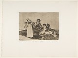 Plate 55 from "The Disasters of War" (Los Desastres de la Guerra): 'The worst is to beg' (Lo peor es pedir)
, Goya (Francisco de Goya y Lucientes)  Spanish, Etching, lavis, burnisher