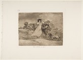 Plate 65 from "The Disasters of War" (Los Desastres de la Guerra): 'What is this hubbub?' (Qué alboroto es este?), Goya (Francisco de Goya y Lucientes) Spanish, Etching, burnished aquatint and/or lavis, burin, burnisher