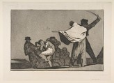 'Well-Known Folly' from the 'Disparates' (Follies / Irrationalities, Plate A), Goya (Francisco de Goya y Lucientes)  Spanish, Etching and burnished aquatint