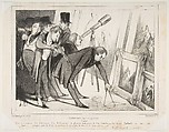 Celebrrrre Jury de Peinture..., published in Le Charivari, March 16, 1840, Honoré Daumier  French, Lithograph; third state of four (Delteil)