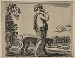 Bacchus, from 'Game of Mythology' (Jeu de la Mythologie), Stefano della Bella  Italian, Etching; first state of five