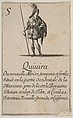 Quivira, from the playing cards "Jeu de la Géographie", Stefano della Bella  Italian, Etching; third state of four