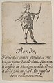 Floride, from the playing cards "Jeu de la Géographie", Stefano della Bella  Italian, Etching